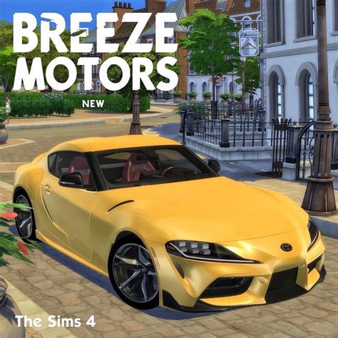 2020 Toyota GR Supra All Inclusive Sims4Cars BreezeMotors Sims 4