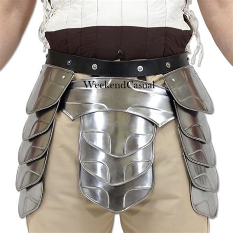 Medieval Knights Steel Tasset Armor Belt Fantasy Costume Etsy