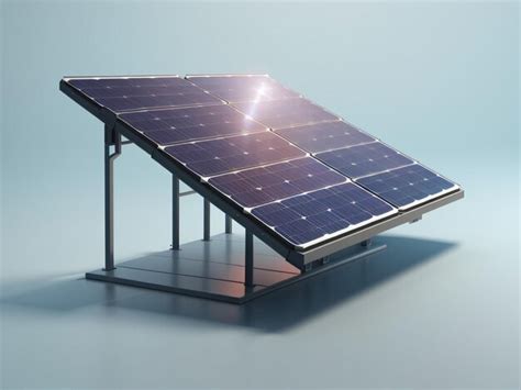 Premium Photo Harnessing The Sun Two Isolated Solar Panels 3d Illustration