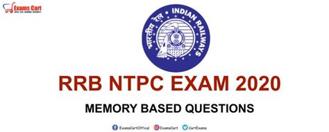 Rrb Ntpc Memory Based Questions Th December Pdf With Solution