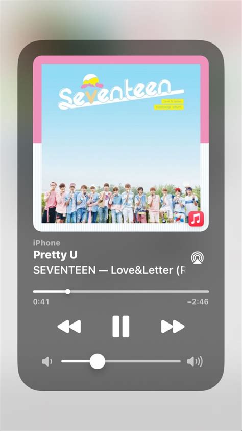 pretty u | Music poster ideas, Seventeen song, Song recommendations