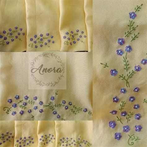 Pin By Saro George On Sarees Hand Embroidery Patterns Flowers Hand