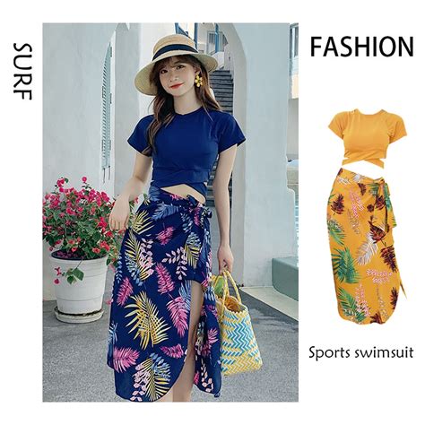 SURF Women S Swimsuit Three Piece Plus Size Bikini Korean Sexy Swimsuit Women S Slim Swimsuit