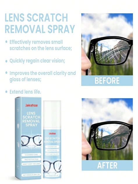Eyeglasses Care Cleaning Fluid, Clear Vision Lens Maintenance Spray To
