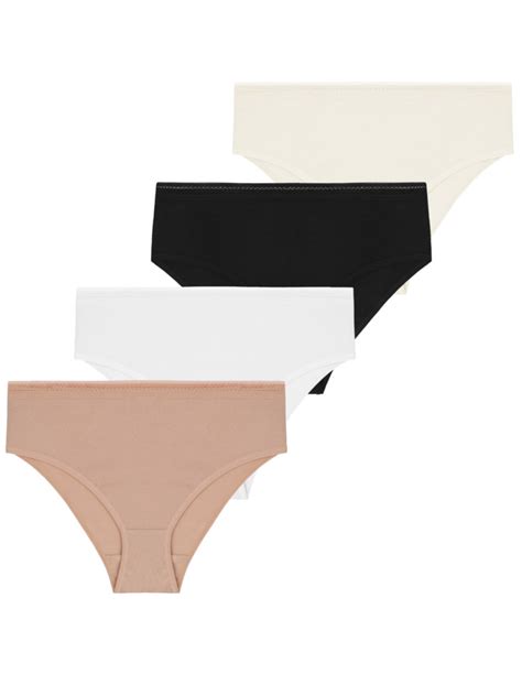 Damskie Majtki Figi Bikini Bawe Niane Z Ozdobn Gumk Pak Wielokolorowy Sklep Moraj