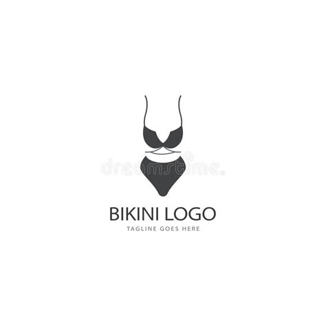 Bikini Logo Vector Template Swimsuit Logo Design Vector Stock Vector