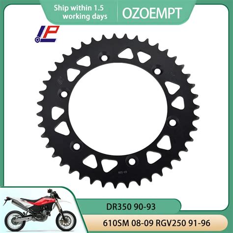 Ozoempt 520 43t Motorcycle Rear Sprocket Apply To 610sm 08 09 Rgv250 91