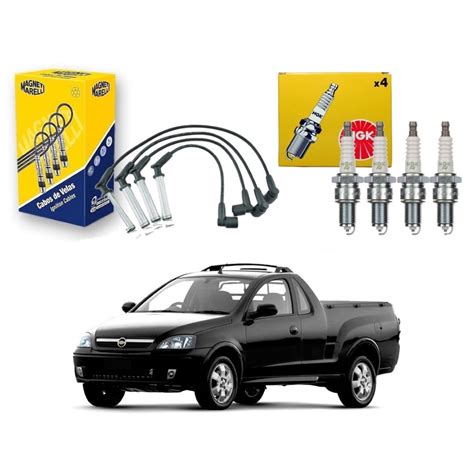 Kit Vela Ngk Cabo Chevrolet Montana 1 8 2003 A 2010 Submarino