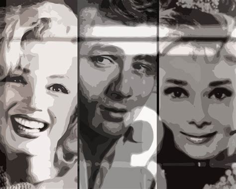 Marilyn Monroe, James Dean And Audrey Hepburn by PBencivenga on DeviantArt