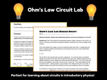 Ohm's Law Circuit Lab by Science By Ms Robb | TPT