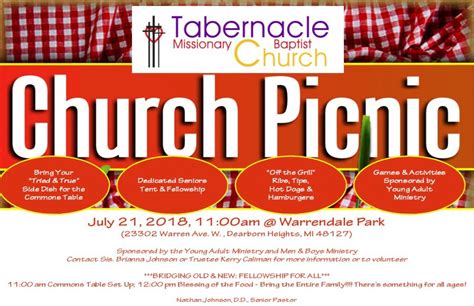 Church Picnic ::: A Place to Belong, Not Just Attend