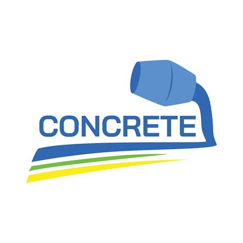 Premium Vector | Logo of cement and concrete for design illustration ...