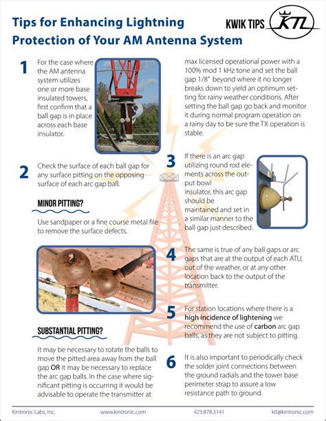 Tips for Enhancing Lightning Protection of Your AM Antenna System