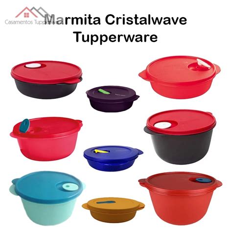 Tupperware Cristalwave Redonda Marmita Micro Ondas Ml Ml L