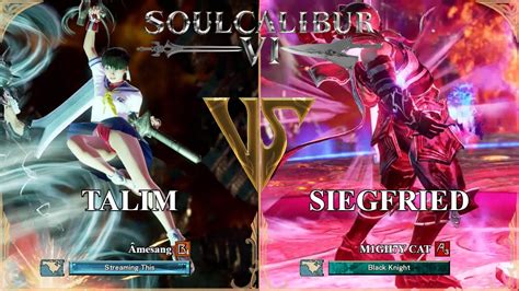 SoulCalibur VI Amesang Talim VS M1GH7Y CAT Siegfried Xbox