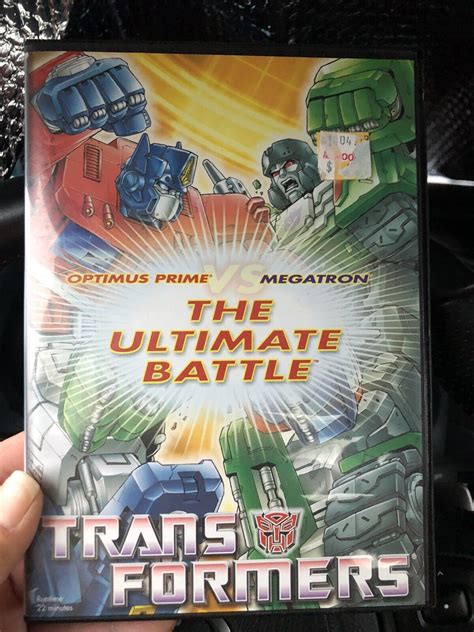 Trans Formers The Ultimate Battle Optimus Prime Megatron DVD