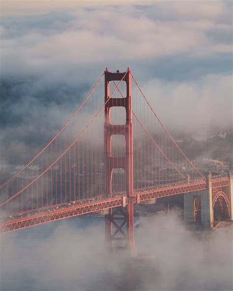 Golden Gate Bridge Fog High Resolution