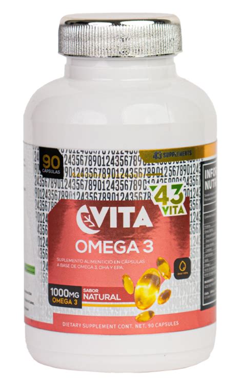 43 Vita Omega 3 1000MG 90Tabs – Mr. Candy