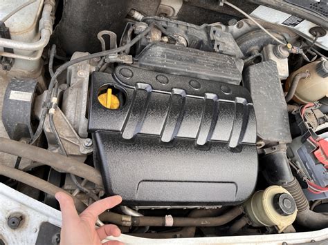 крышка на мотор — Renault Sandero 1G, 1,6 л, 2013 года | аксессуары ...
