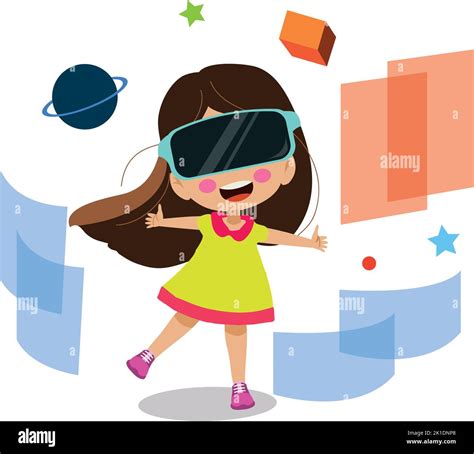 Girl Wearing Glasses Stock Vector Images Alamy