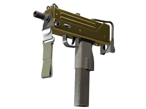 Mac 10 Gold Brick Cs2 Skin Prices Stats And Info