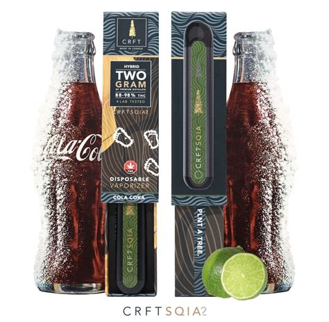 Coca Cola Hybrid Crft Sqia 2 Gram Disposable Vape Pen Budmobile