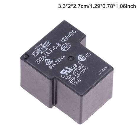 2 PCS RELAIS 12V 832A 1A F C B 12VDC 30A 4PINS Relais