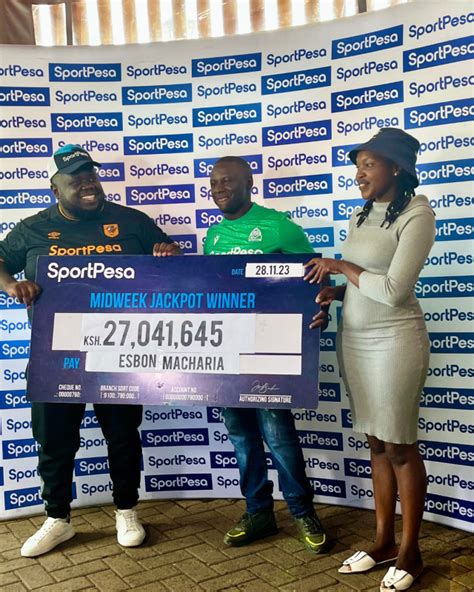 Businessman Esbon Macharia Wins Kshs 27m SportPesa Mid Week Jackpot KBC