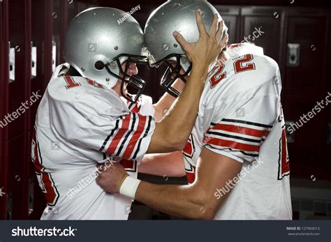 Two High School Football Players Stock Photo 127969013 : Shutterstock