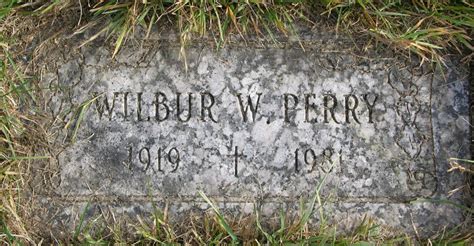 Wilbur Wallace Perry Find A Grave Memorial