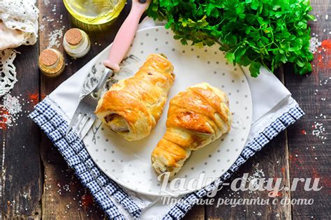 Куриные голени в слоеном тесте в духовке, рецепт | Простые рецепты с фото
