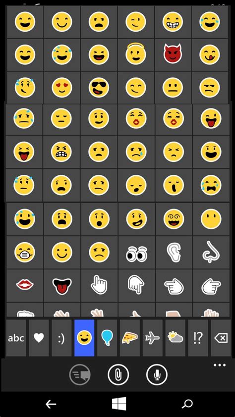 All Windows Phone Face Emojis 😃😊😞😉😁😂😄😅😆😇😈😋😌😍😎😏😐😒😓😔😖😘😚😜😝😠😡😢😣😤😥😨😩😪😫😭😰😱😲😳