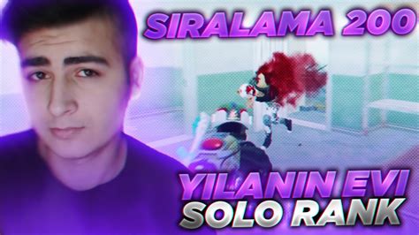 SIRALAMA 200 FATİH LİGİ SOLO RANK PUBG MOBİLE C1S1 YouTube