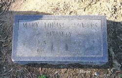 Mary Louise Flowers Pittman Memorial Find A Grave