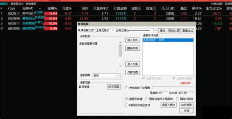 【通达信】主竞龙价竞价指标公式副图排序选股 选择昨日涨停的股票即可专业免费指标下载站