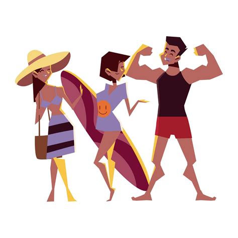 People Summer Vacations Icon Isolated 24406149 Vector Art At Vecteezy