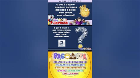 O que é que tem escamas, mas não é peixe, tem coroa, mas não é rei? # ...