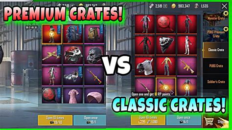 Pubg Mobile Premium Crates Or Classic Crates Youtube