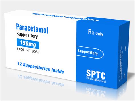 Paracetamol Suppositories Acetaminophen Western Medicine Pharmaceutical ...