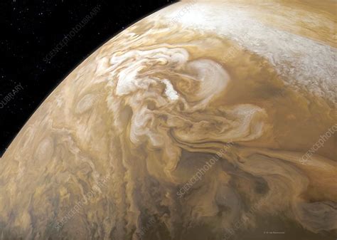 Jupiter Illustration Stock Image C052 6696 Science Photo Library