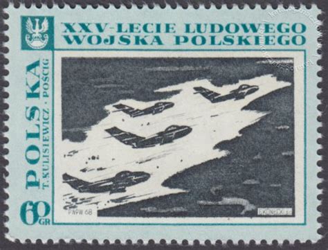 25 lecie Ludowego Wojska Polskiego 1734 Katalog Polskich Znaczków