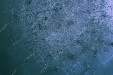 Premium Photo | Metal scratches blue background abstract / empty blank ...