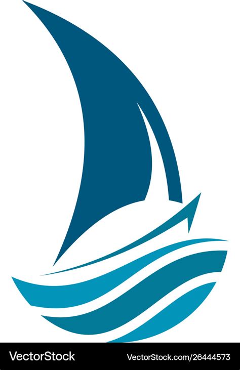 Boat logo template Royalty Free Vector Image - VectorStock