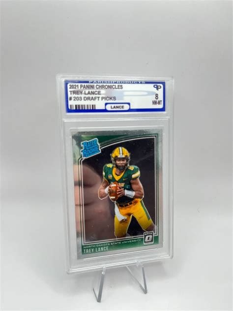 2021 Chronicles Draft Donruss Optic Rated Holo Trey Lance Rookie 203