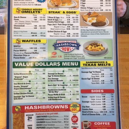 Image 85 of Waffle House Menu With Prices 2018 | pljadvisors