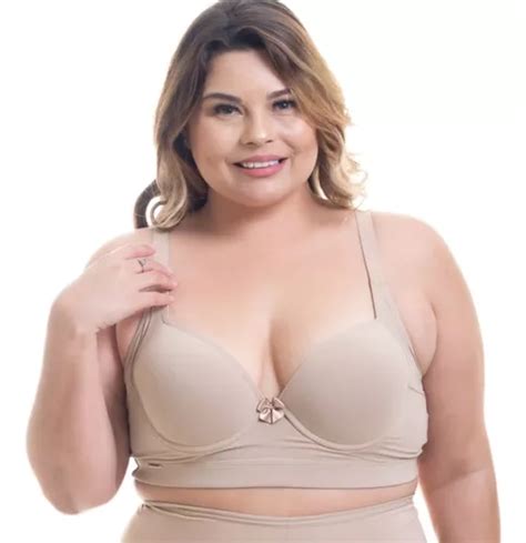 Sutiã Plus Size Lateral Larga Até Tam 58 Frete grátis