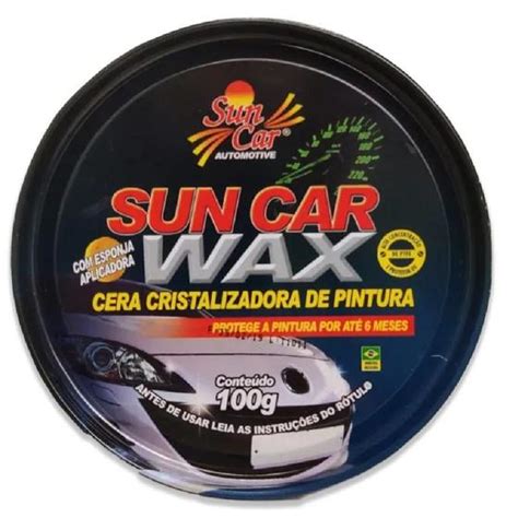 Cera Automotiva Wax Cristalizadora Sun Car G Cera Automotiva