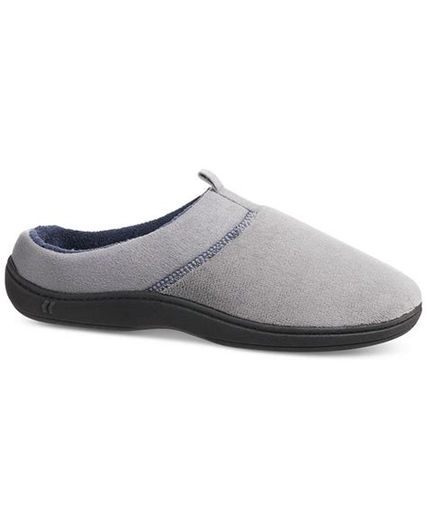 Isotoner Men's Jared Memory Foam Slippers - Macy's