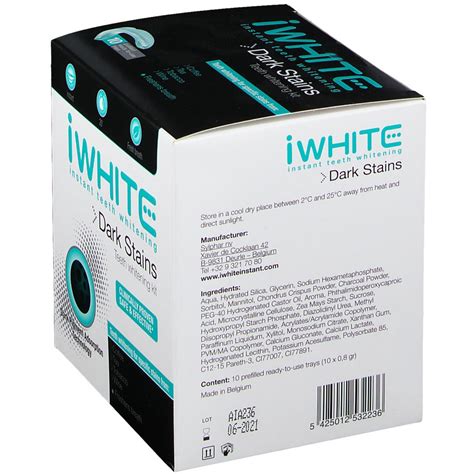 Iwhite Dark Stains Whitening Kit Pc S Farmaline