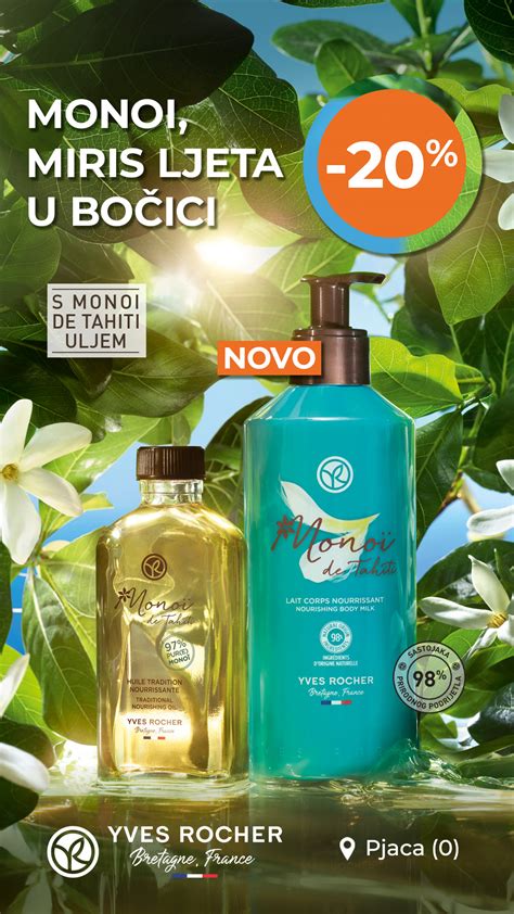 Yves Rocher Monoi De Tahiti Kolekcija Mall Of Split